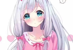 动漫图片 女生,梦幻般的校园邂逅