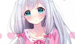 动漫图片 女生,梦幻般的校园邂逅